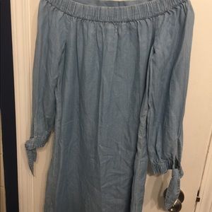 Jean cold shoulder summer dress ❤️